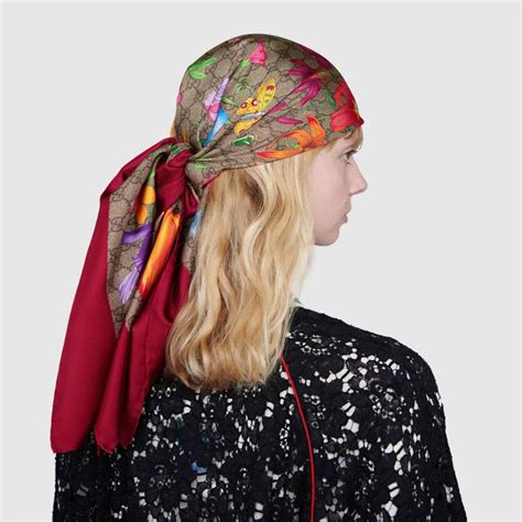 gucci silk head scarf replica